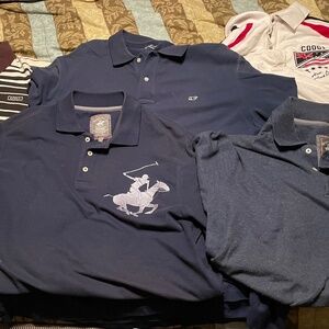 Lot 5 shirts men xl vineyard vines,  Beverly Hills polo club , Coogi , avirex